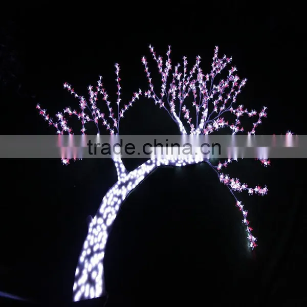 2016 New Big Home Decorative Cherry Blossom Tree LED Wall Lamp