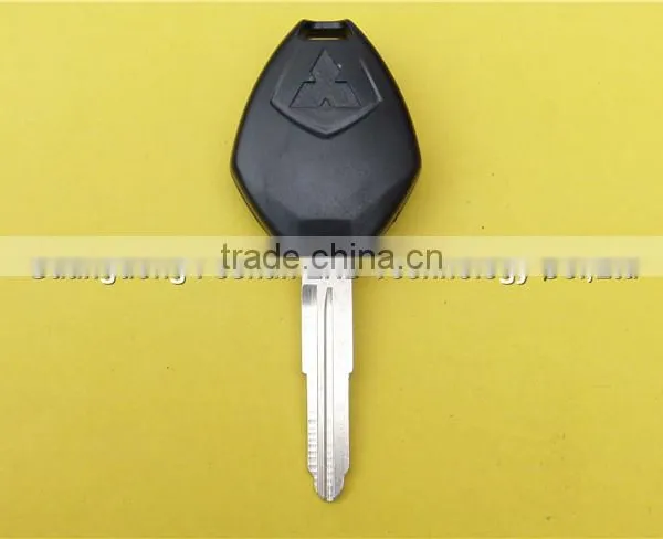 Replacement 3 Buttons With Logo Uncut Right Groove Blade Remote Blank Fob Key Case Shell For Mitsubishi Car Key photo-4
