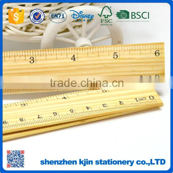 2016 Promotional Customer Oem 15cm/6inch Straight Wooden Ruler photo-4
