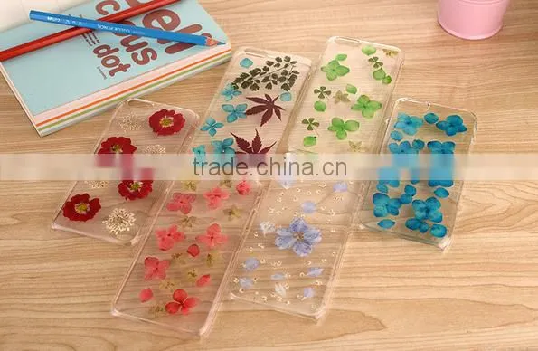 2016 Newest Fashionable Real Resin Flower Cell Phone Case for Iphone 6/6s Phone Case photo-3