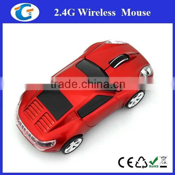 2.4ghz Sport Car Shaped Wireless Optical Mouse photo-3
