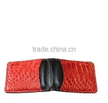 Crocodile Leather Money Clip Wallet SCW-006 , 100% Crocodie Leather , Wallet for Men photo-2