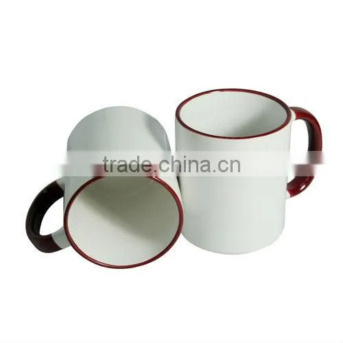 2013 Hot Sale Colorful Mug With Ring and Rim Color photo-2