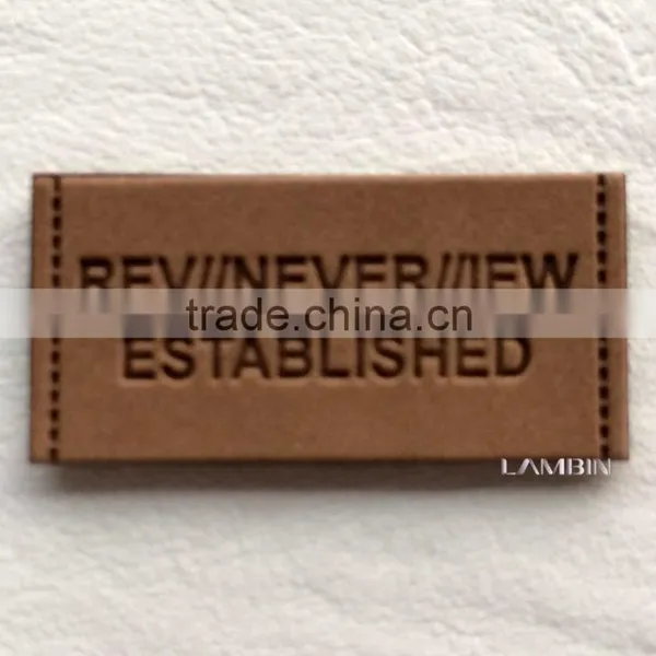 Hangzhou Lambin Customs Leather Label Patch for Women's Hats photo-3