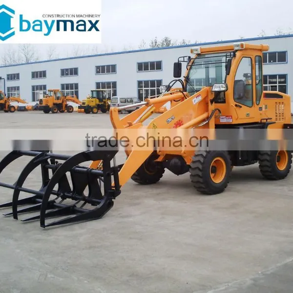 Made in China Skid Front End Loader Grapple Grass photo-3