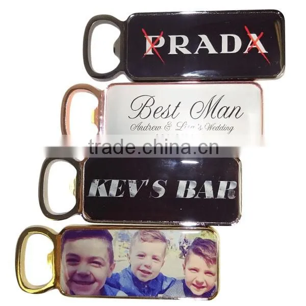Personalised Printed Rose Gold Bottle Opener photo-2