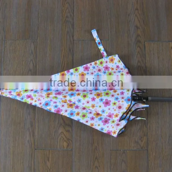 Top Quality Colorful Beautiful Lady's Stick Umbrella, Automatic Straight Umbrella photo-6