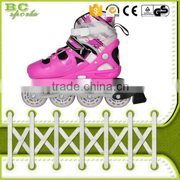 Kids Cheap Pink Blue Bearing Roller Skates Roller With ce Certificate photo-4