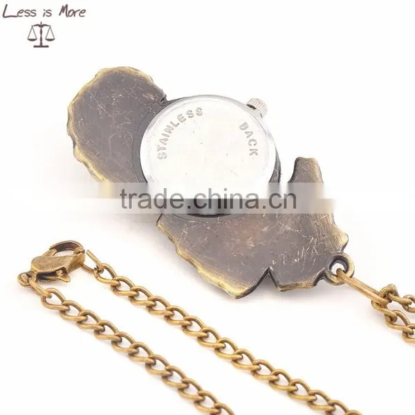 China Wholesale Zinc Alloy Horse Pocket Watch Design Pendants photo-2