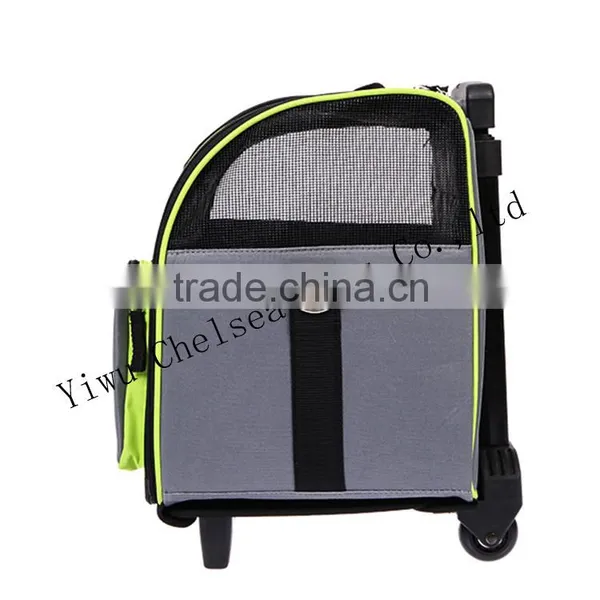 Cat Cage With Wheels Pet Carrier Luggage Box Dog Crate With Wheels Dog Backpack Crate Rolling Wheel photo-5