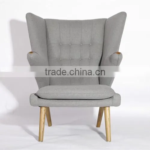 Hans J. Wegner Cashmere Teddy Bear Chair and Ottoman photo-6