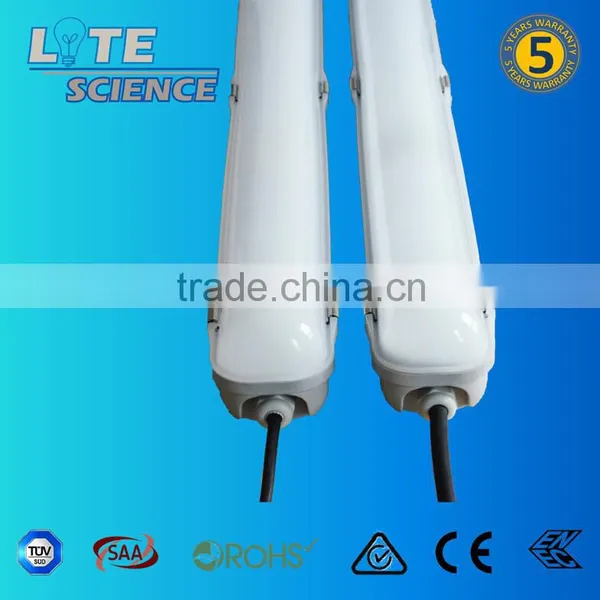 5 Year Warranty SAA CE and RoHS Approved LED Tri-Proof Light/ Led Tri-proof Light Fixture Supplier's Choice photo-2