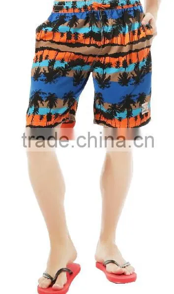 Sublimation Printed Beach Shorts Board Shorts for Men Polyester Swimwear & Underwear Good Price on Sale photo-2