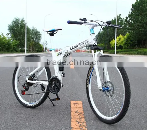 26-inch Folding Mountain Bike 21 Speed Dual Disc Brakes Student Bike photo-2