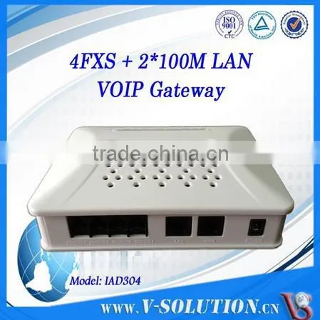 4FXS+2FE VoIP Gateway Based on SIP Protocol