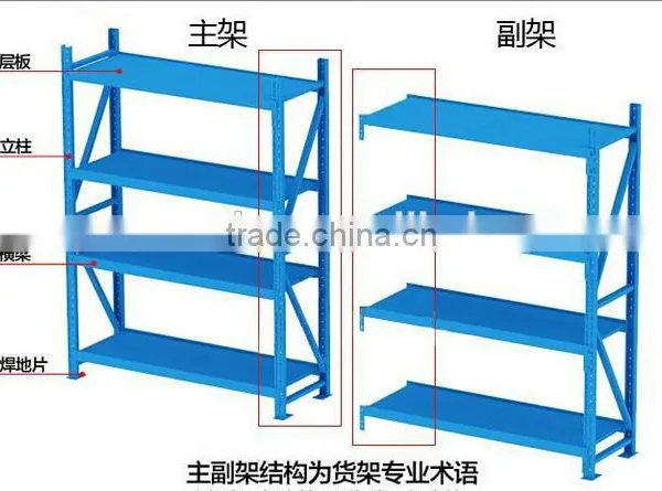 300kg Loading Capacity Medium Duty Steel Shelving