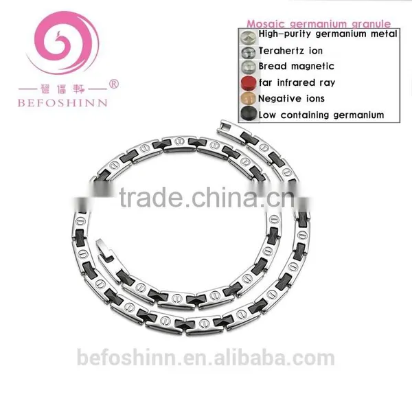 Wholesale High Pure Quality Germanium Titanium Health Sports Necklace