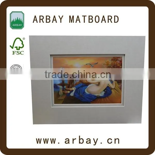 High Quality 1.4mm Thick Double Frame Paper Art Mats Painting Frame photo-4
