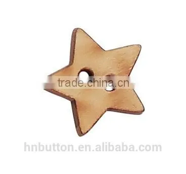 Factory Wholesale 4 Holes Natural Wooden Button for Garment photo-5