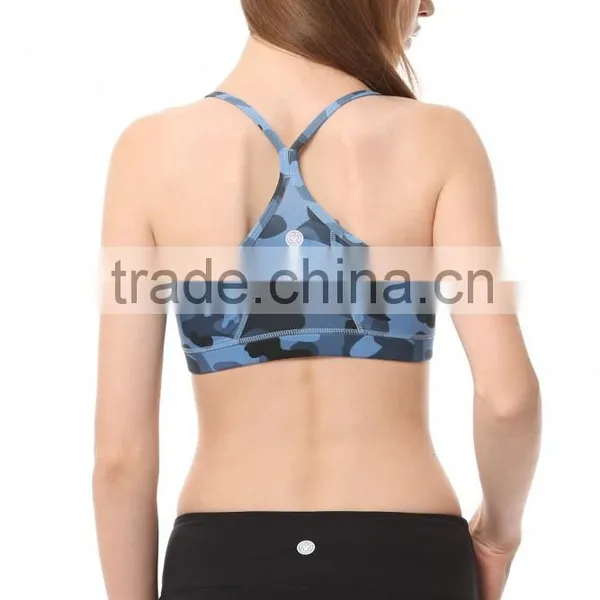 New Trendy Printed Women Active Workout Bra Top photo-2