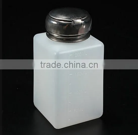 200ml Empty Nail Polish Remover Bottle / Liquid Press Pump Dispenser Bottle / Empty Nail Polish Bottles photo-2