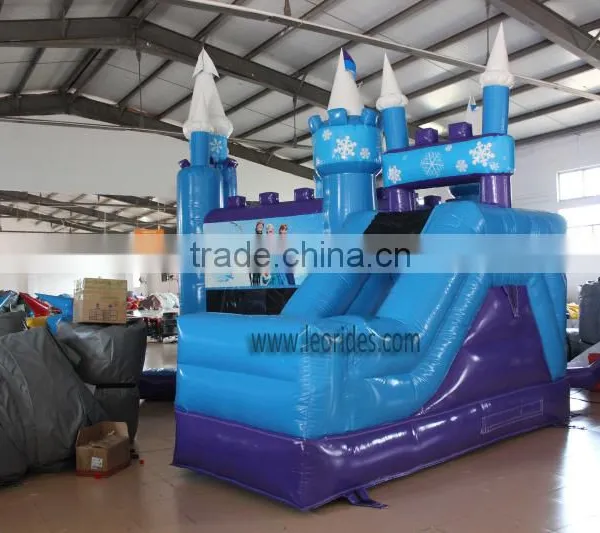 Frozen Castle Bounce House Five in One Combo, Kids Amusement Park photo-3