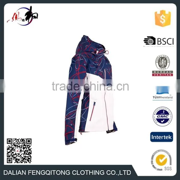 Customized Hotsale Waterproof Windbreaker Anti-UV Women Hardshell Jackets photo-3