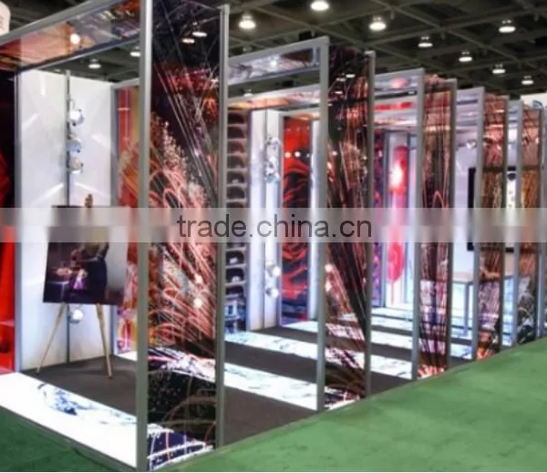 Paris Trade Show Panel Display Acrylic Lit Panel Auto Show Display Panel