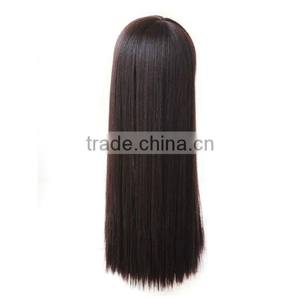 Wholesale New Stylish Heat Resistant Synthetic Long Remy Hair Wig Straight Long Hair Wig photo-3