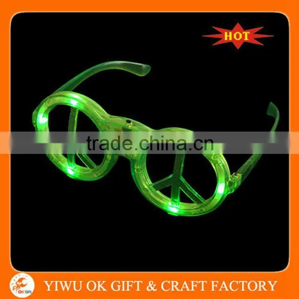 Plastic LED Flashing Light Up Crazy Glasses photo-4