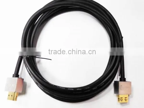 1M Metal Slim HDMI Cable With Lock Gold Plated photo-3