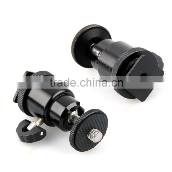 Camera Tripod BallHead Ball Head With Quick Release Plate 1/4" Screw photo-3