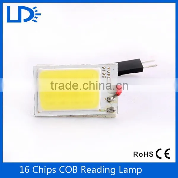 Promotion Cob Led Panel Lamp With Dome Festoon BA9S 3Adapter Car Auto Interior Reading Map Lamp