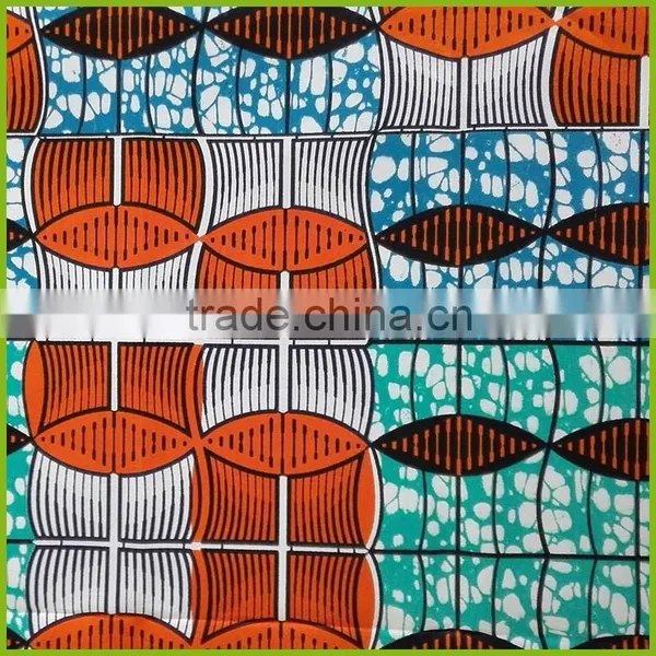 Wholesale Customized African Wax Printed 100% Cotton Fabric for Clothes photo-3