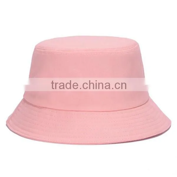 Shang Hai OEM Men Panama Women Fishing Hat Solid Color Bucket Hats photo-6