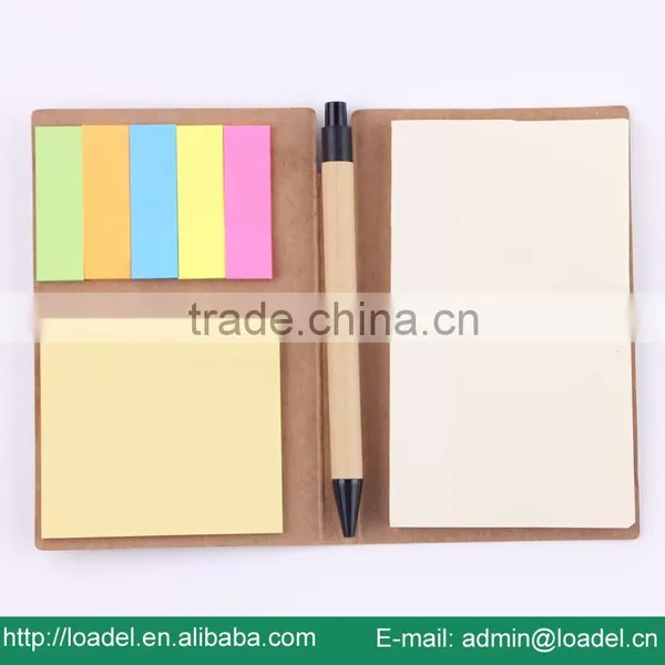Brown Color Sticker Mini Notebook With Pen,notebook Pen photo-2