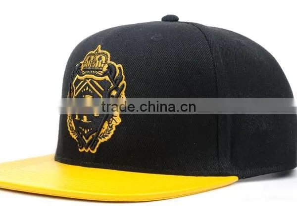 2016 Fashion Style Flat Brim Snapback Caps With Logo Embroidery photo-3