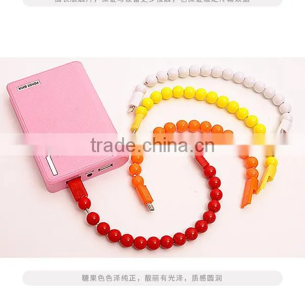 BALL BRACELET Design Updated Mobile Usb Data Cable Bracelet Usb Charging Cable CHARGING CABLE SYNC CABLE FOR IOS FOR ANDROID