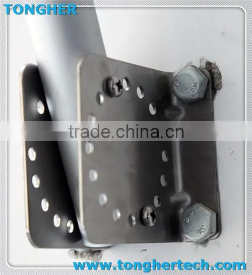 China High Quality Double Galvanized Steel Metal Pole for Electric Fence photo-5