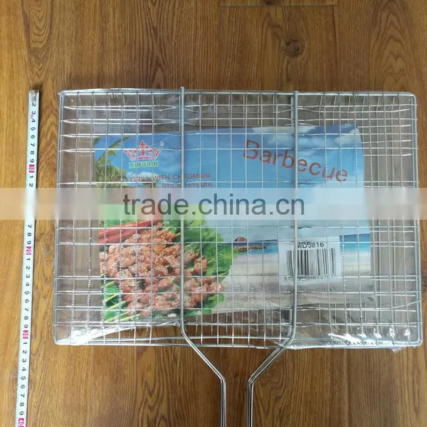 Wholesale Hot Sell High Quality Stainless Steel Big Size Bbq Grill With Long Handle for Bbq photo-4