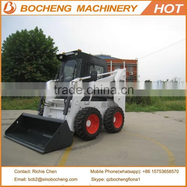 Chinese Cheap Wheel Skid Steer Loader 650D photo-4