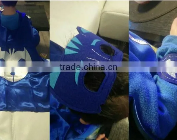 Popular Boys Hero Blue Cat Owlette Cape Mask Wristband Bracelet photo-5