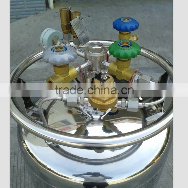 Self-pressurized Cryogenic Dewar/flask/container YDZ-150 Direct Manufacturer High Quality photo-3