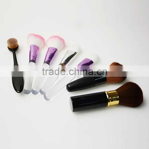 OEM High Quality Face Use and Wood Handle Material Cheap 7PCS Makeup Brush photo-5