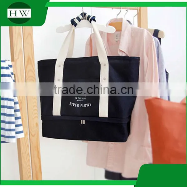 China Supplier Foldable Canvas Luggage Travel Bag Set photo-3