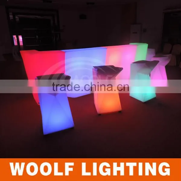 Remote Control Plastic Outdoor Furniture With LED Light photo-3