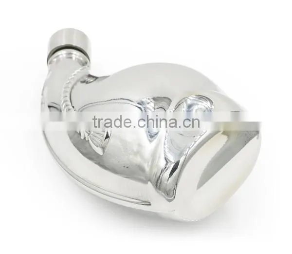 Mirror Wine Pot 10 oz Stainless Steel Hip Flask photo-5