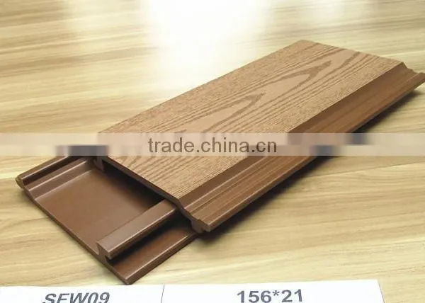 WPC Outdoor Wall Panel for Decoration Decorative Exterior Wall Panels Rot-proof Decorative Wall Panels photo-2