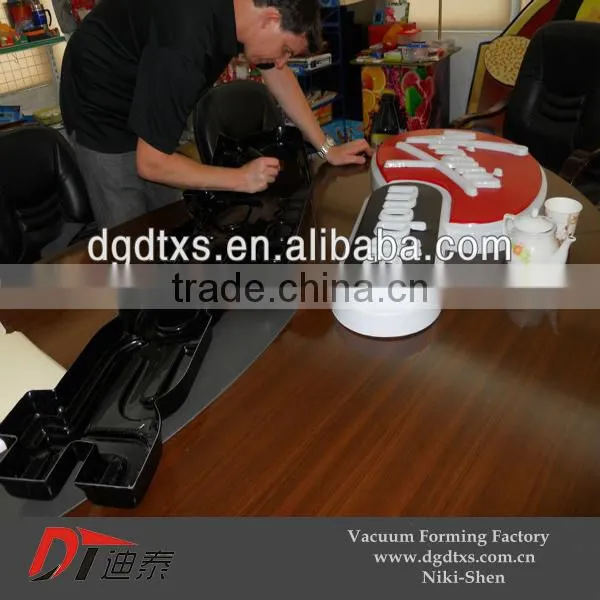 Custom PS/ABS Advertising Plastic Logo Sign Display by Vacuum Forming photo-3