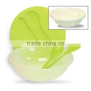 Food Grade Plastic 4pcs Mixing Salad Bowl photo-2
